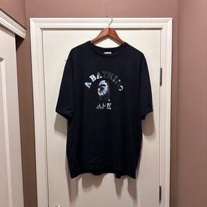 Bathing Ape black Tie Dye shirt 3XL
